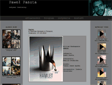 Tablet Screenshot of pawelpaszta.pl